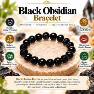 Black Obsidian Bracelet