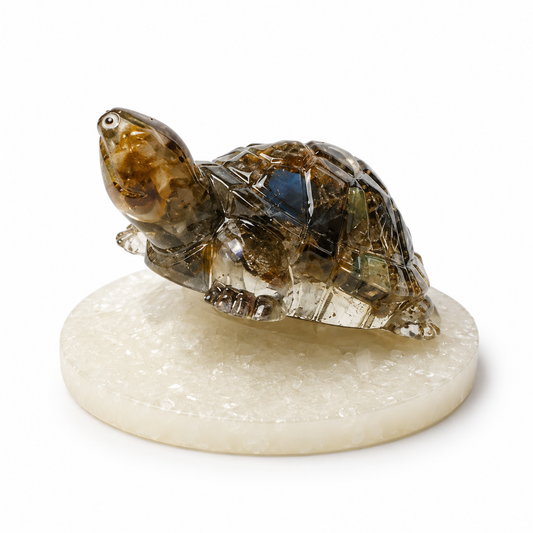 Pyrite Crystal Turtle