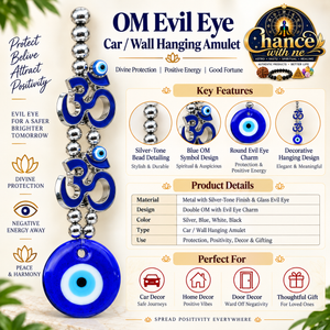 OM Evil Eye Car/ Wall Hanging Amulet
