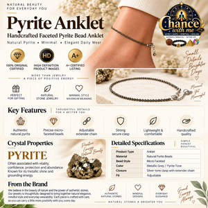 Pyrite Anklet