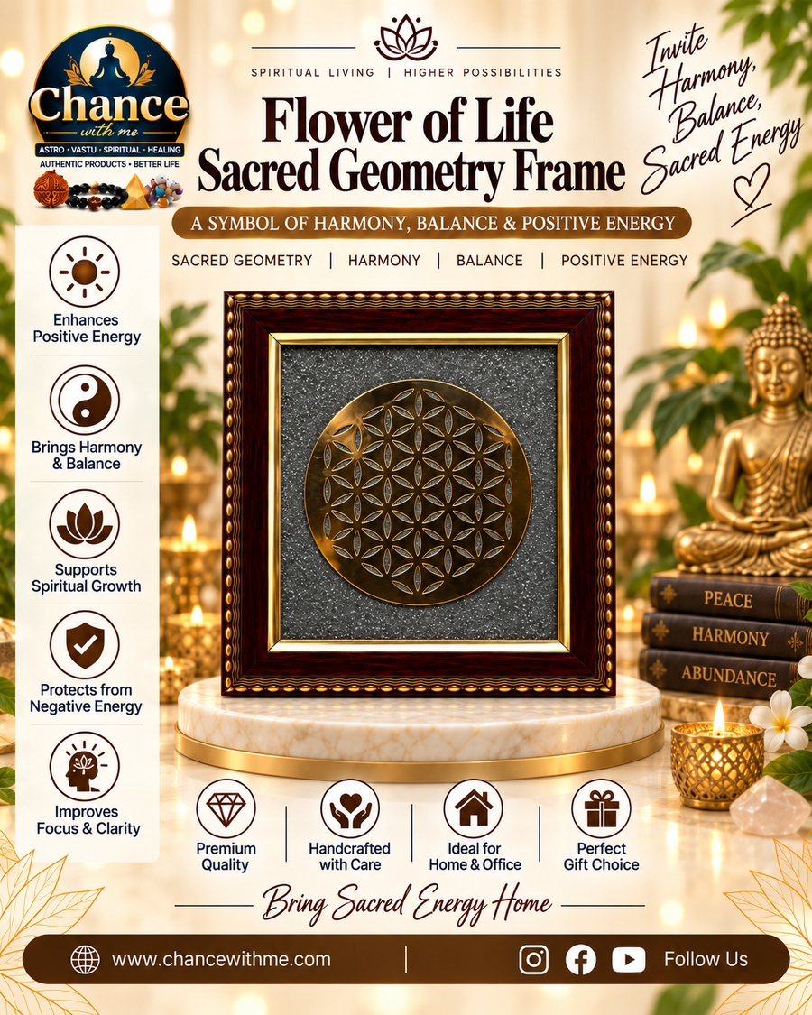 Flower of Life Sacred Geometry Frame