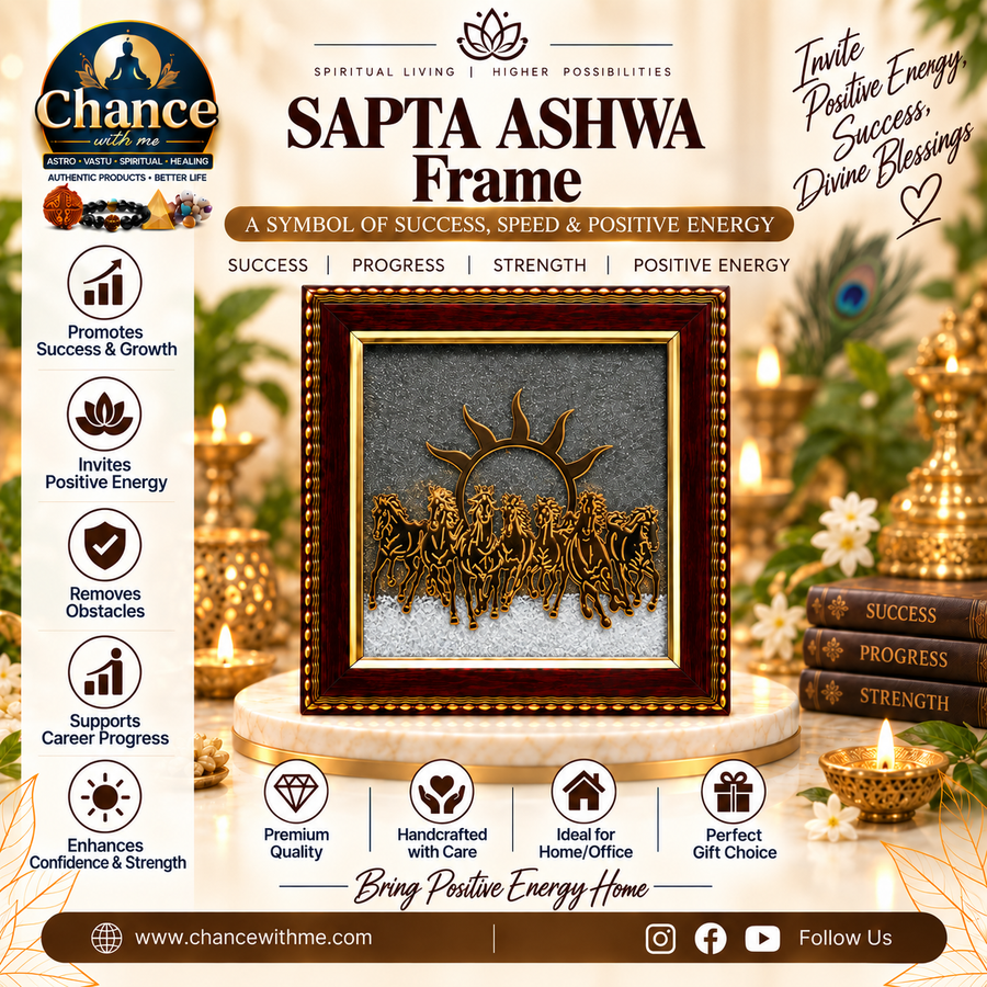 7 Horses on Raw Pyrite Frame