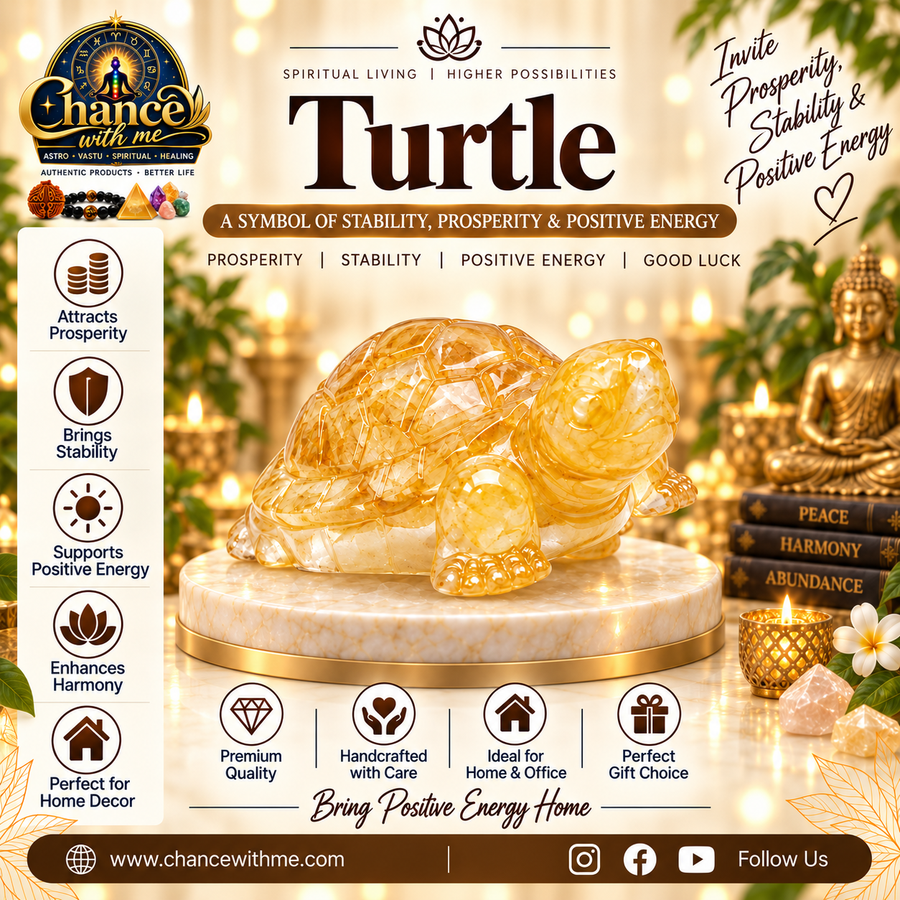 Yellow Crystal Turtle with Selenite Plate