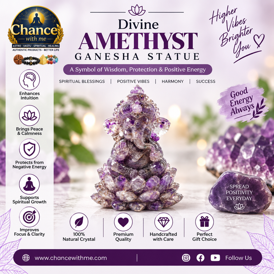 Divine Amethyst Ganesha
