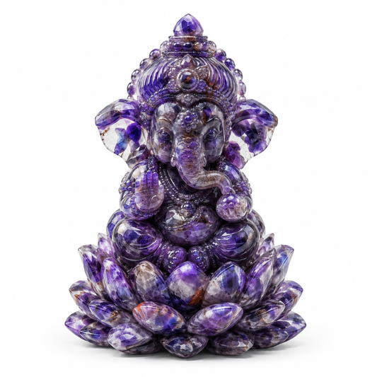 Divine Amethyst Ganesha