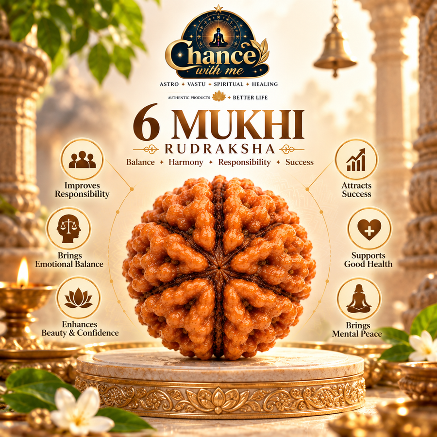 6 Mukhi Rudraksha