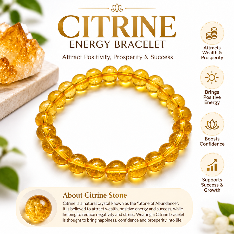Citrine Energy Bracelet