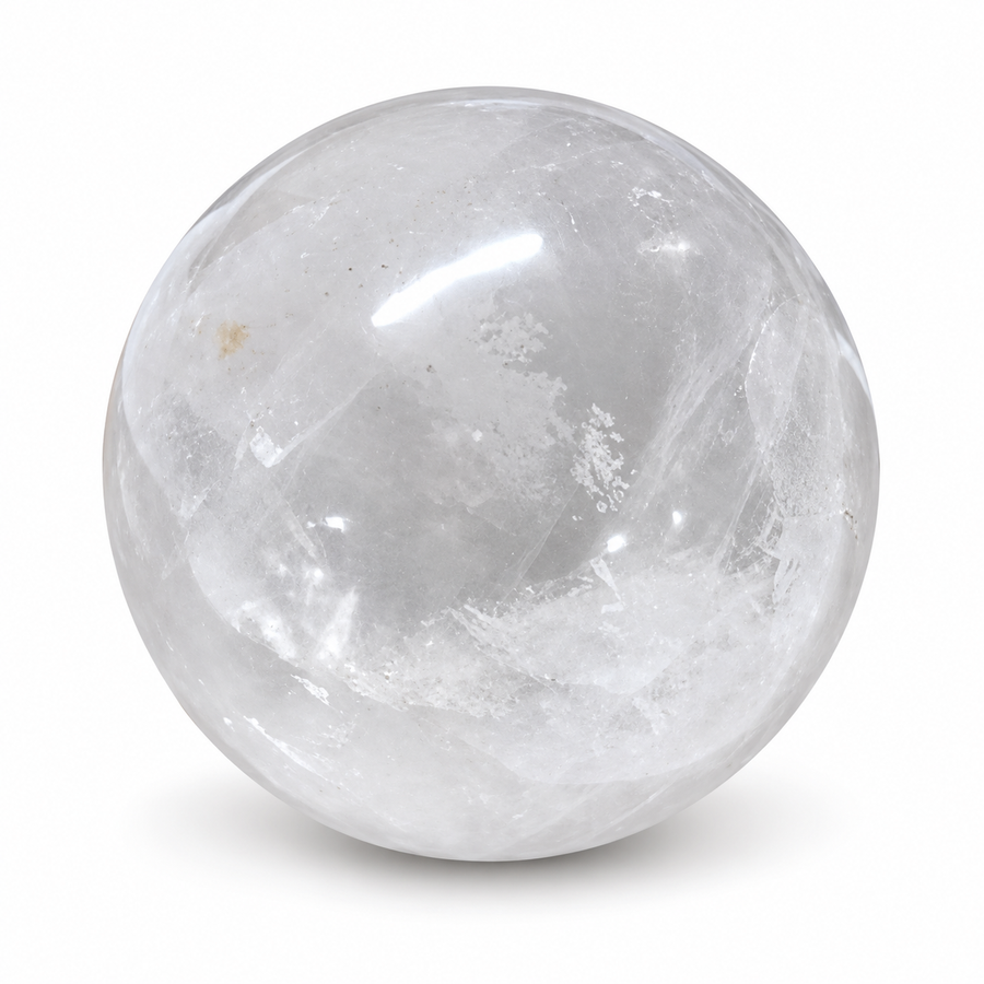 Clear Quartz Crystal Sphere