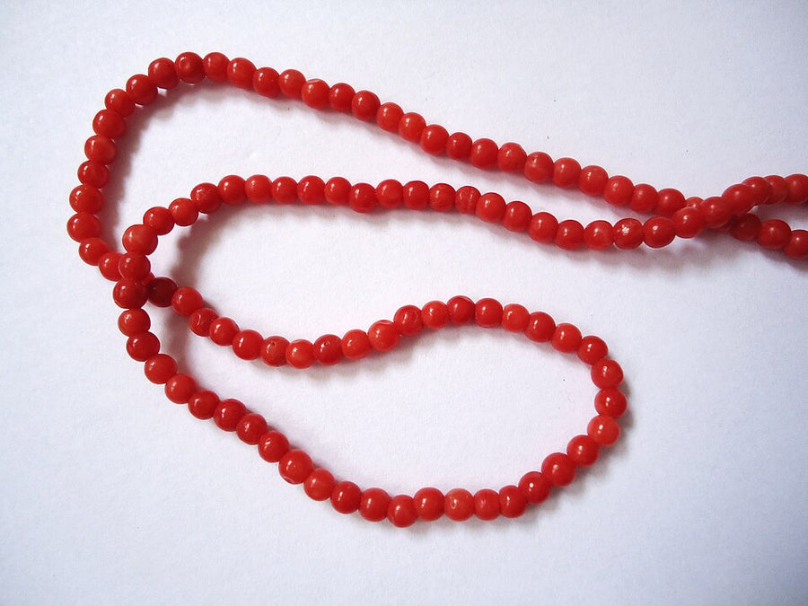Natural Moonga (Red Coral) Mala