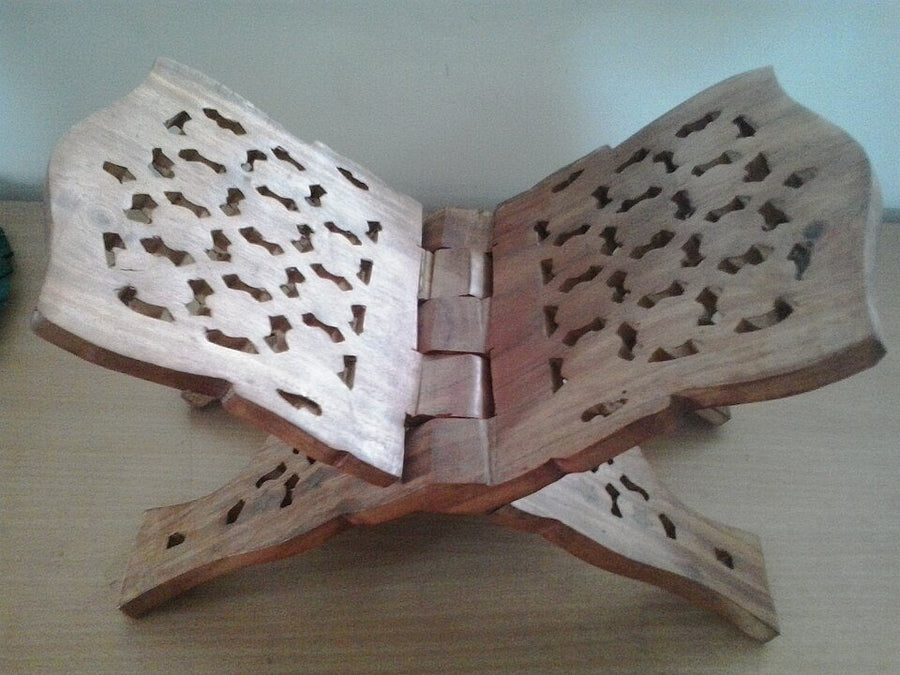Wooden Pooja Book Stand