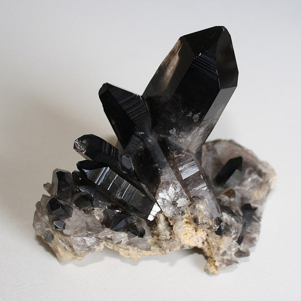Smoky Quartz Diamond-Cut Mala